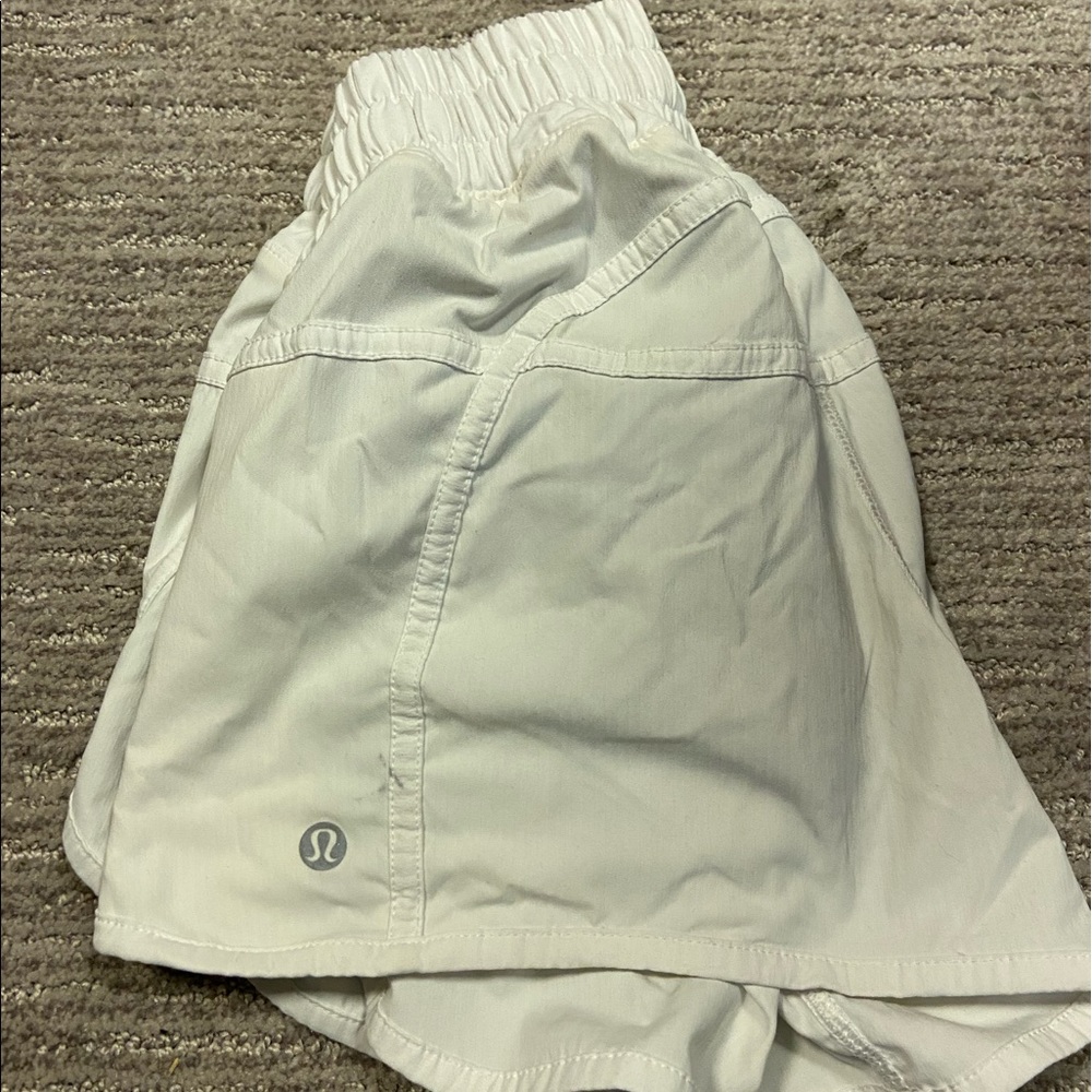 Lulu Lemon white shorts